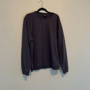 dark gray crewneck